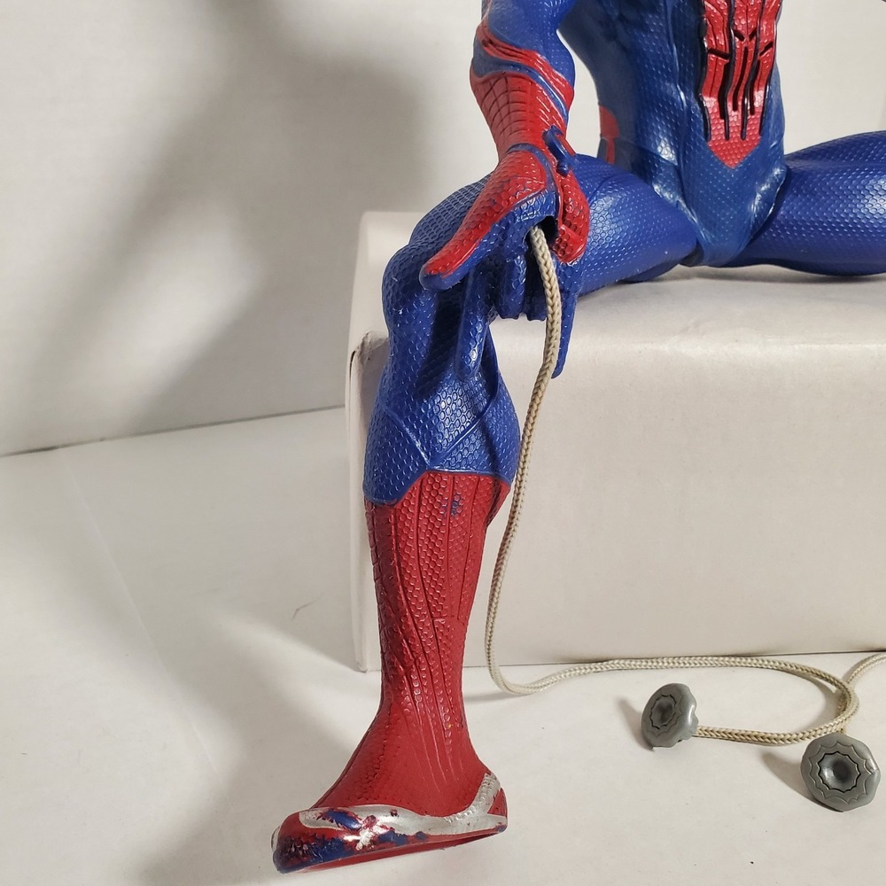 Marvel The Amazing Spider-Man Action Figure 12" Pull String Web Toy - Picture 5 of 16